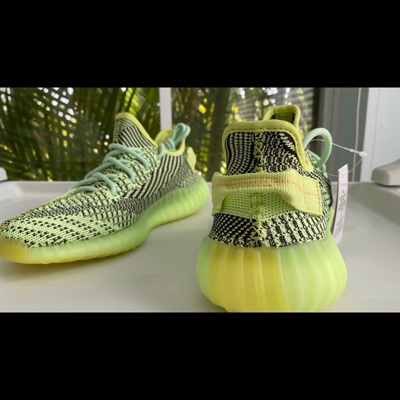 yeezy yellow green